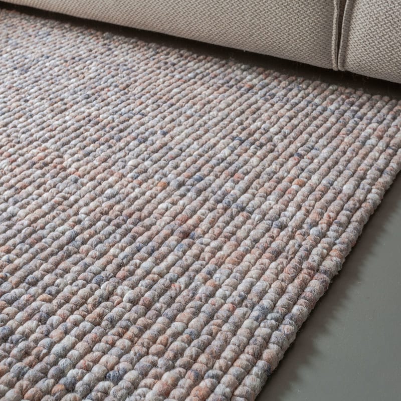 Beach Life 93 - Wollen vloerkleed in Beige/Grijze kleurstelling