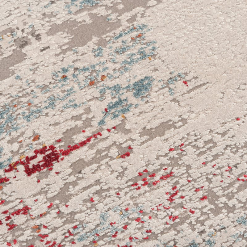 Safi 45 - Exclusief Rond vintage tapijt in multicolor