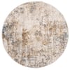 Floorpassion Safi 13 - Exclusief Rond vintage tapijt in grijs mix Floorpassion Safi 13 - Exclusief Rond vintage tapijt in grijs mix
