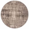 Floorpassion Réal 26 - Rond Vintage Vloerkleed taupe grijs Floorpassion Réal 26 - Rond Vintage Vloerkleed taupe grijs