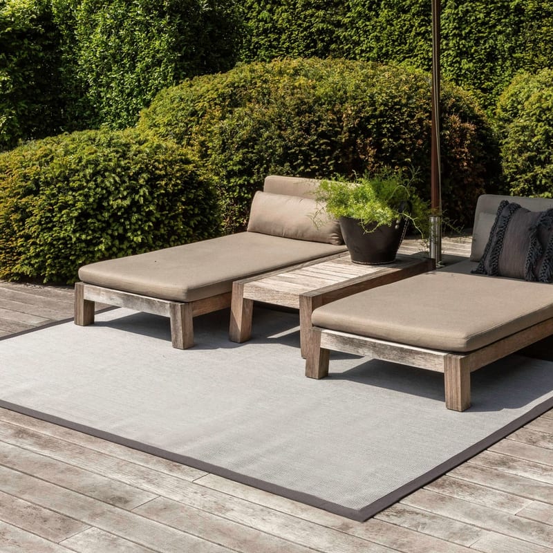 Outdoor vloerkleed Botanique - Natural Grey