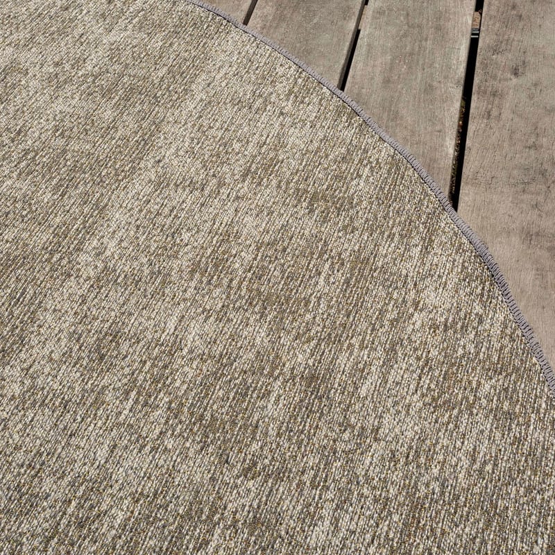 Barra 23 - Rond Outdoor vloerkleed in nature grey