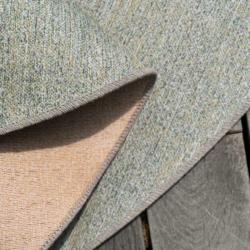 Barra 53 - Rond Outdoor vloerkleed in oriental outdoor green