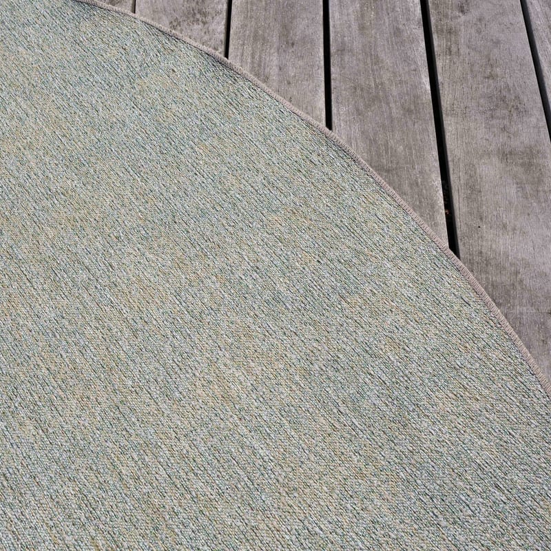 Barra 53 - Rond Outdoor vloerkleed in oriental outdoor green