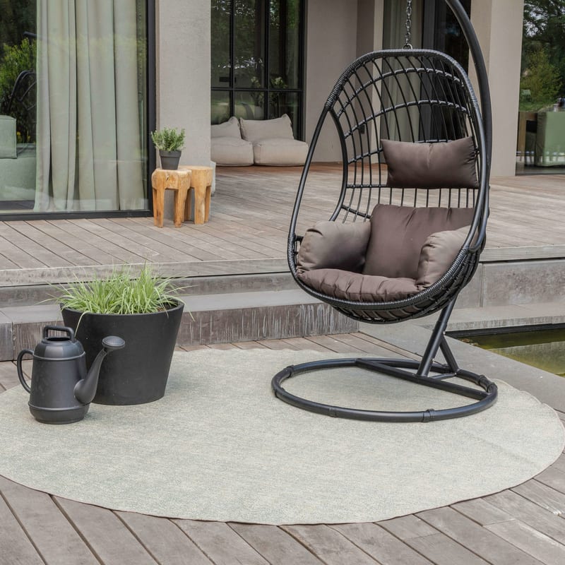 Barra 53 - Rond Outdoor vloerkleed in oriental outdoor green