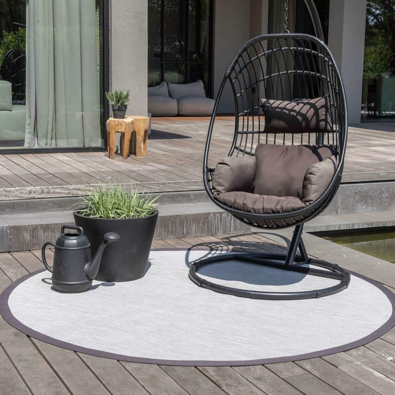 Botanique 23 - Rond Outdoor vloerkleed - Natural Grey