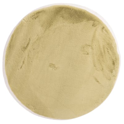 Fred van Leer Hampton Sage Green 53 - Rond hoogpolig vloerkleed