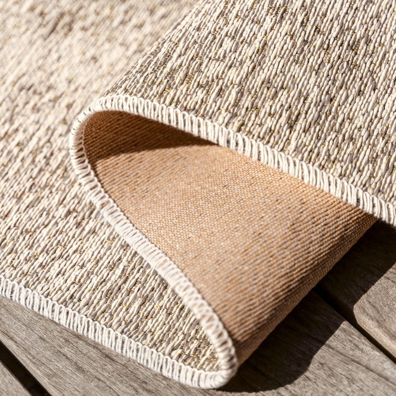 Barra 12 - Outdoor vloerkleed in dessert sand beige