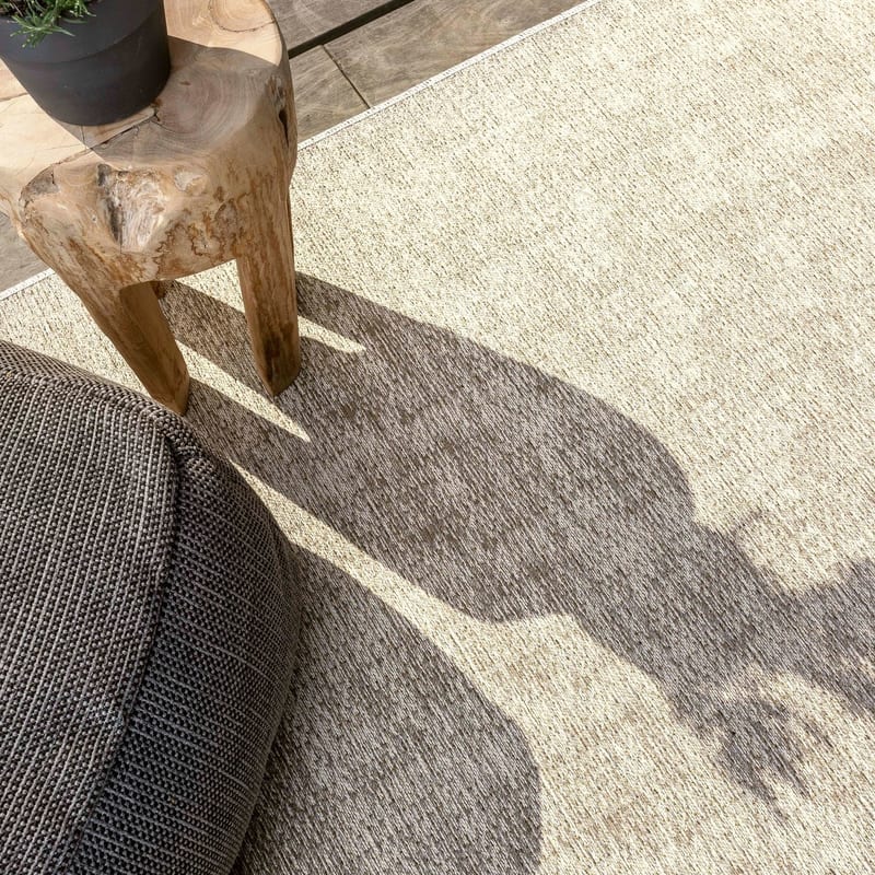 Barra 12 - Outdoor vloerkleed in dessert sand beige