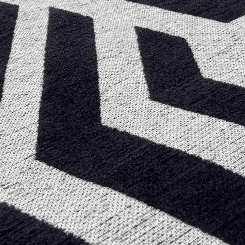 Bel Air - Design vloerkleed natural grey black