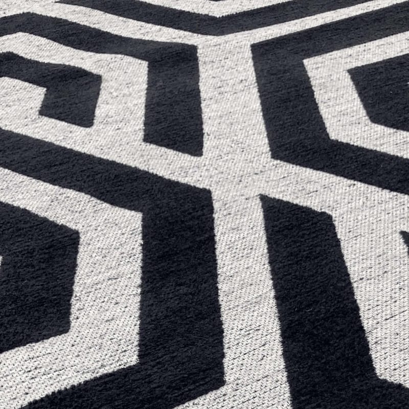 Bel Air - Design vloerkleed natural grey black