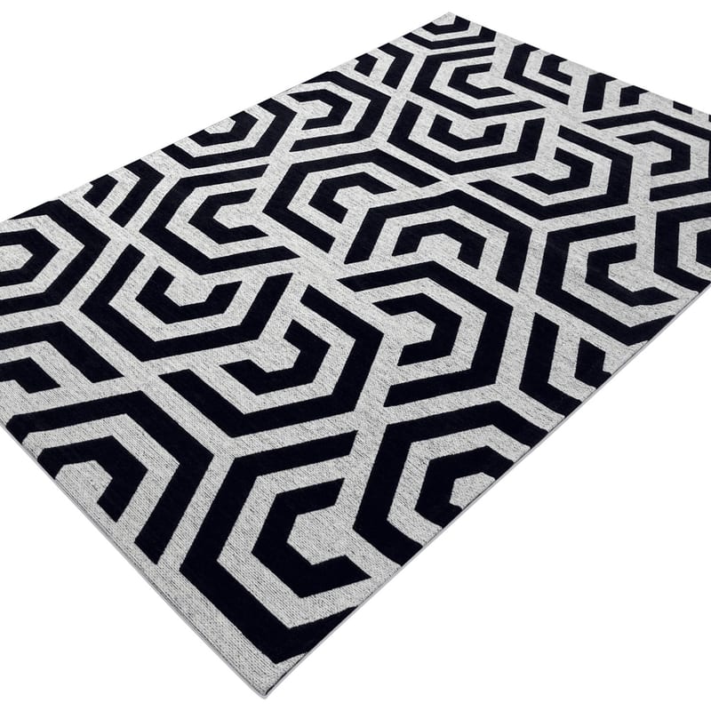 Bel Air - Design vloerkleed natural grey black