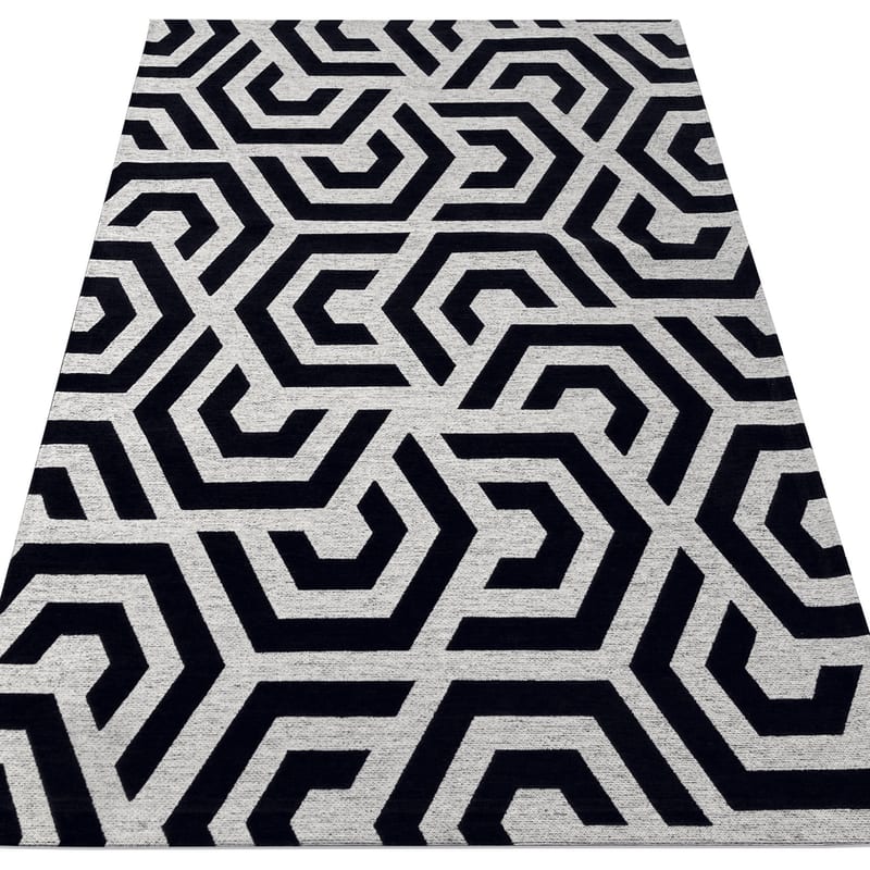 Bel Air - Design vloerkleed natural grey black
