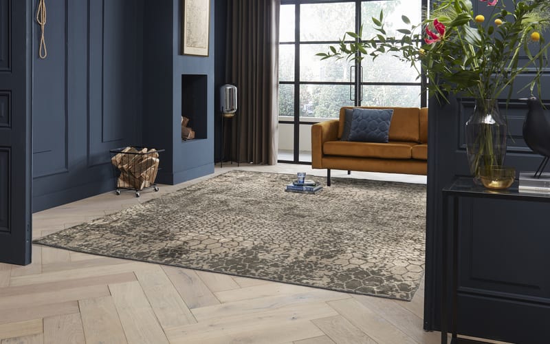 Velours slangenprint vloerkleed - Snake 23