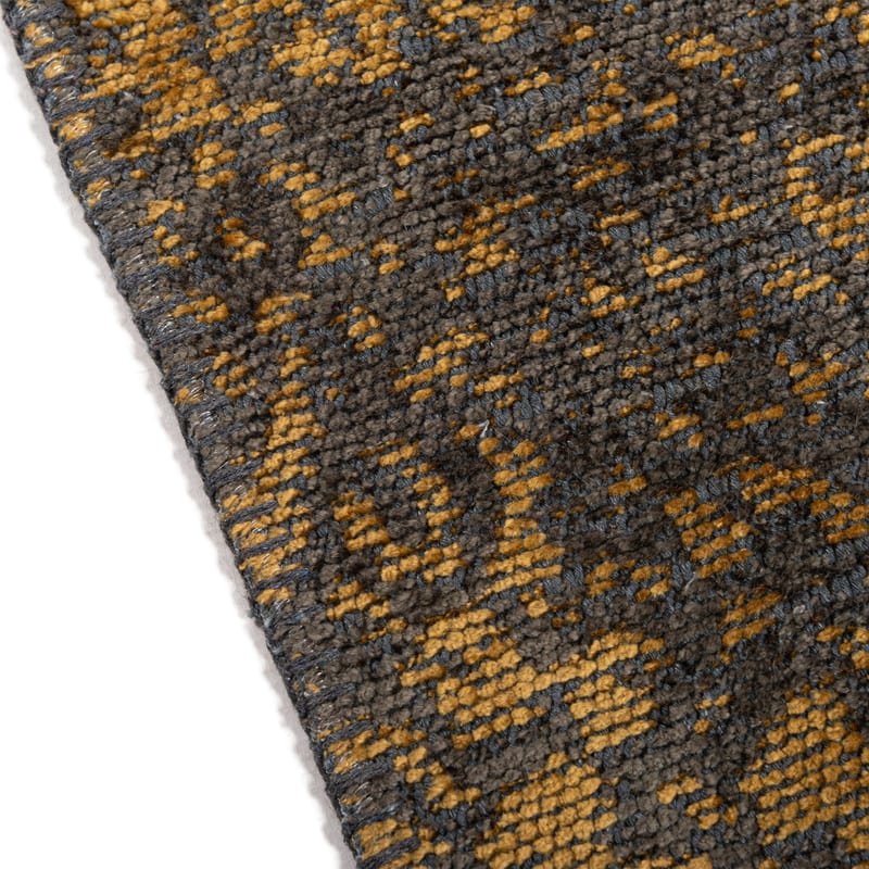 Velours slangenprint vloerkleed - Snake 62 - Copper