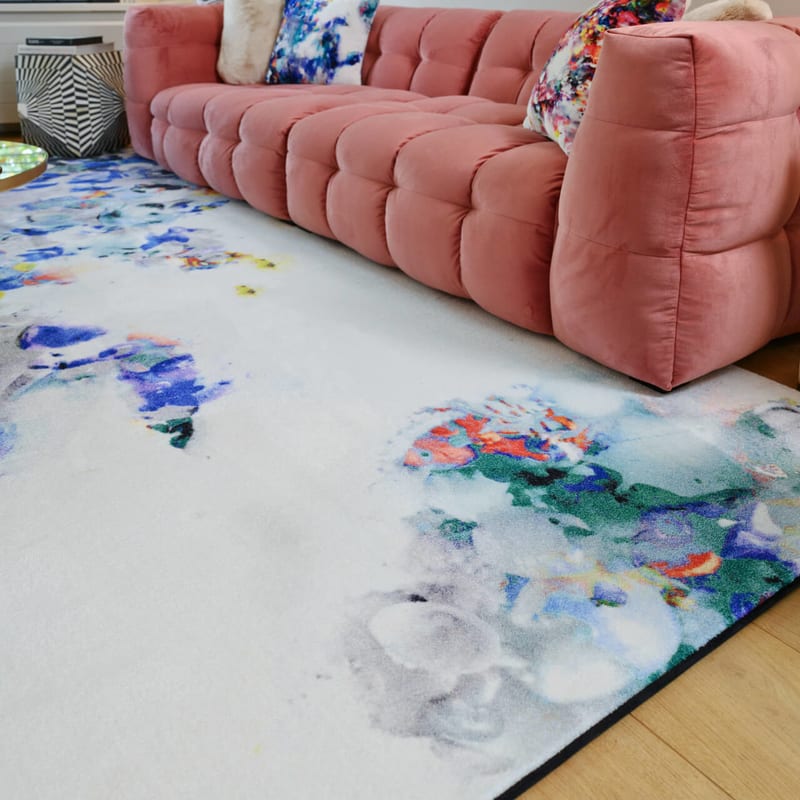 Design vloerkleed Play Alive Blue 95 - Fred van Leer X Bram Reijnders