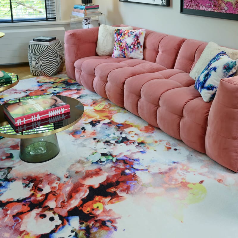 Design vloerkleed Play Alive Pink 93 - Fred van Leer X Bram Reijnders