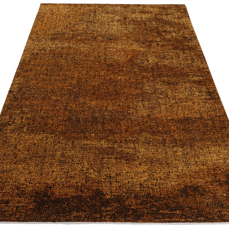 Marina 18 - Laagpolig vloerkleed in gemêleerd Caramel / Brown