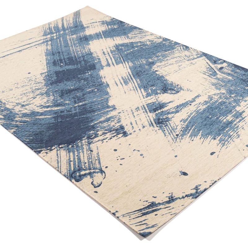 Jairo 35 - Vintage vloerkleed in blauwe kleurstelling