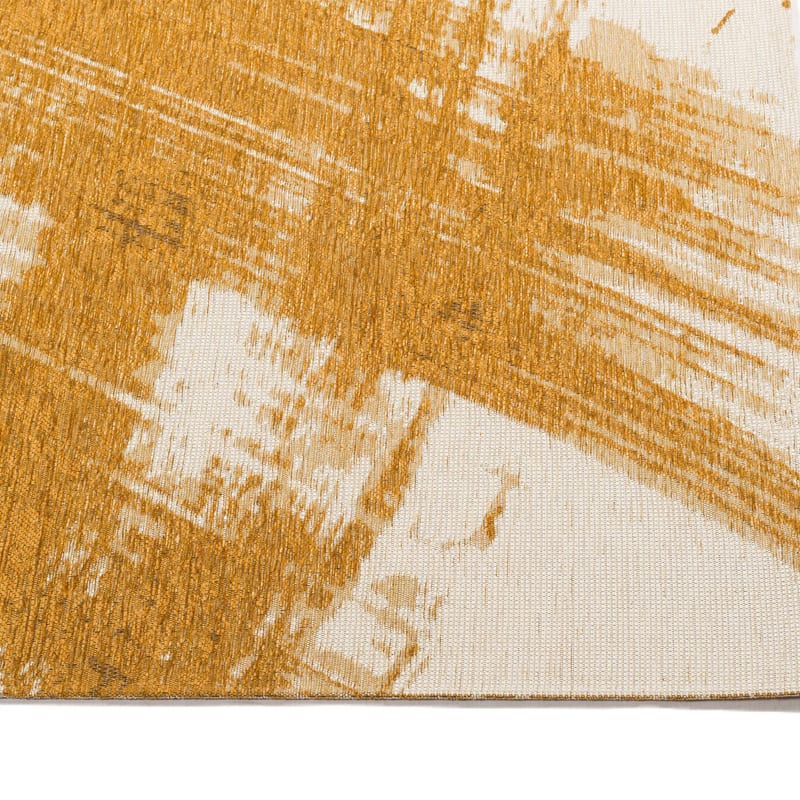 Jairo 62 - Vintage vloerkleed in licht gouden kleurstelling