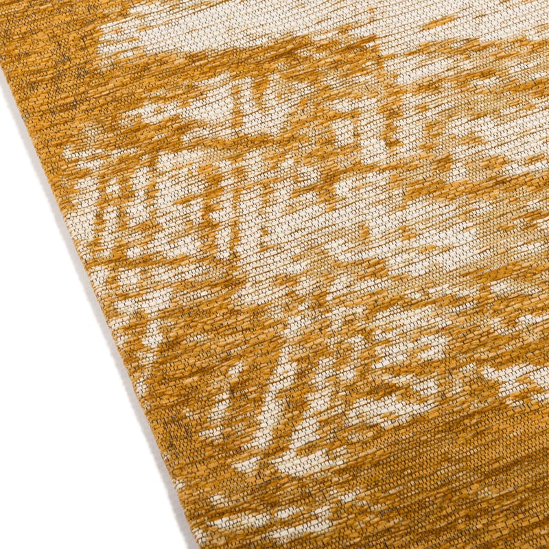 Jairo 62 - Vintage vloerkleed in licht gouden kleurstelling