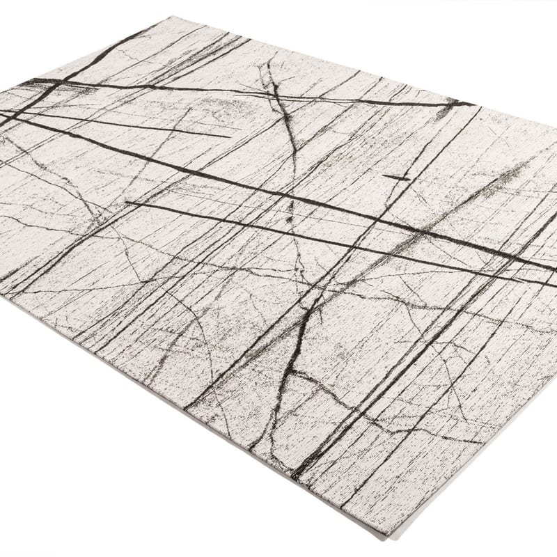 Sal Mundi - Design vloerkleed in zwart