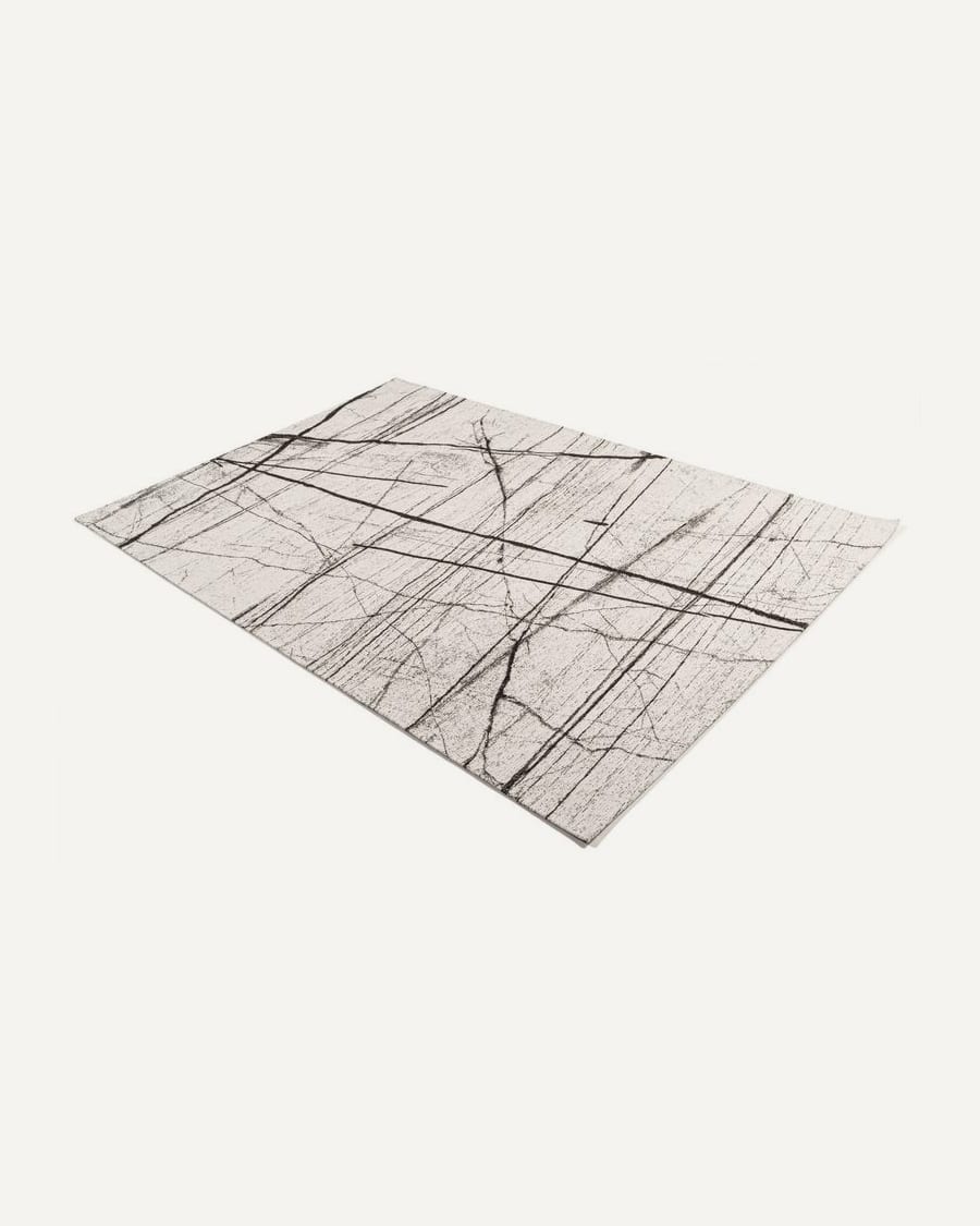 Sal Mundi - Design vloerkleed  in zwart