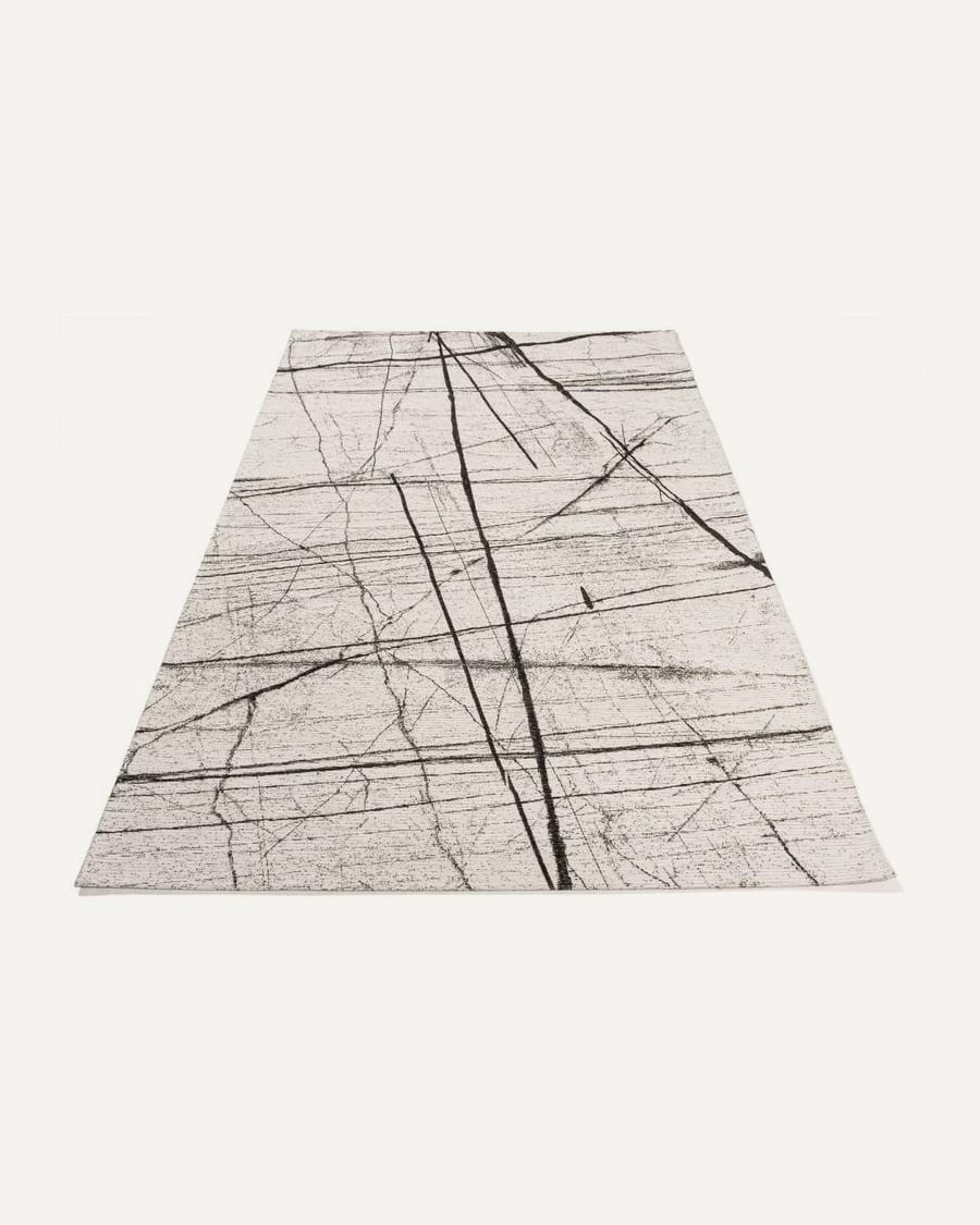 Sal Mundi - Design vloerkleed  in zwart