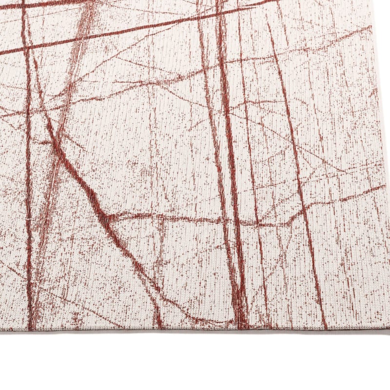 Sal Mundi - Design vloerkleed in Brick Red