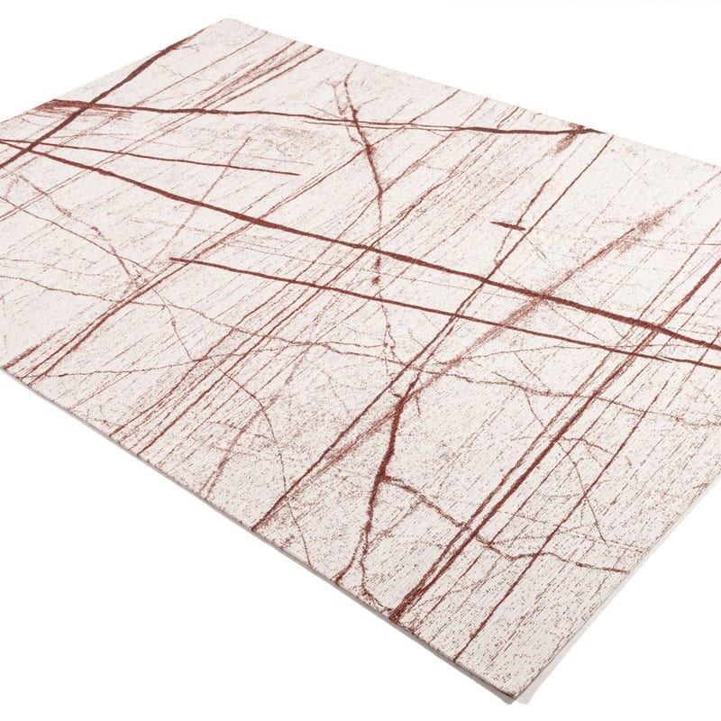 Sal Mundi - Design vloerkleed in Brick Red