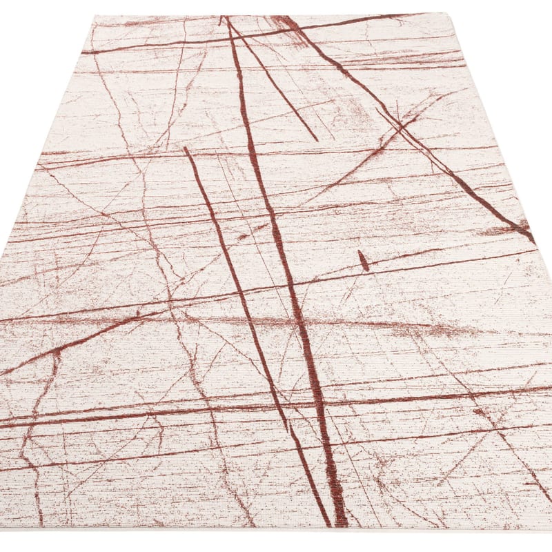 Sal Mundi - Design vloerkleed in Brick Red