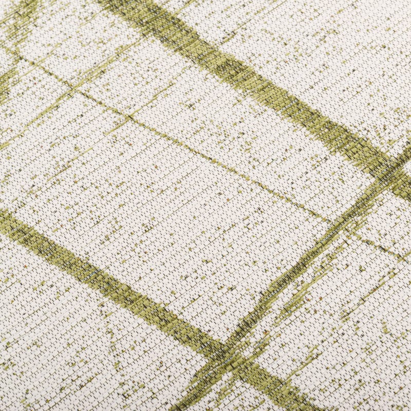 Sal Mundi - Design vloerkleed  in olijfgroen