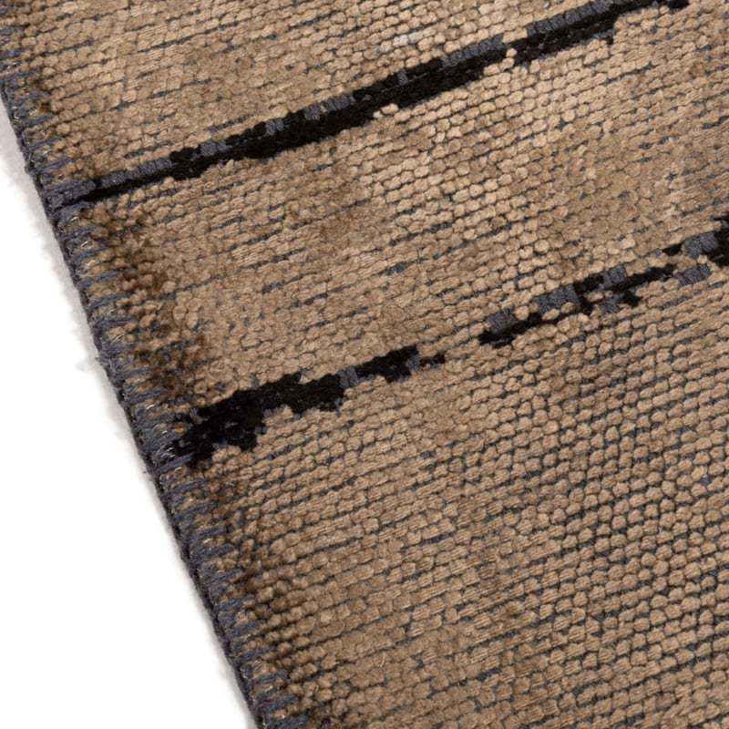 Velours vintage vloerkleed - Nobu 15 - Bruin