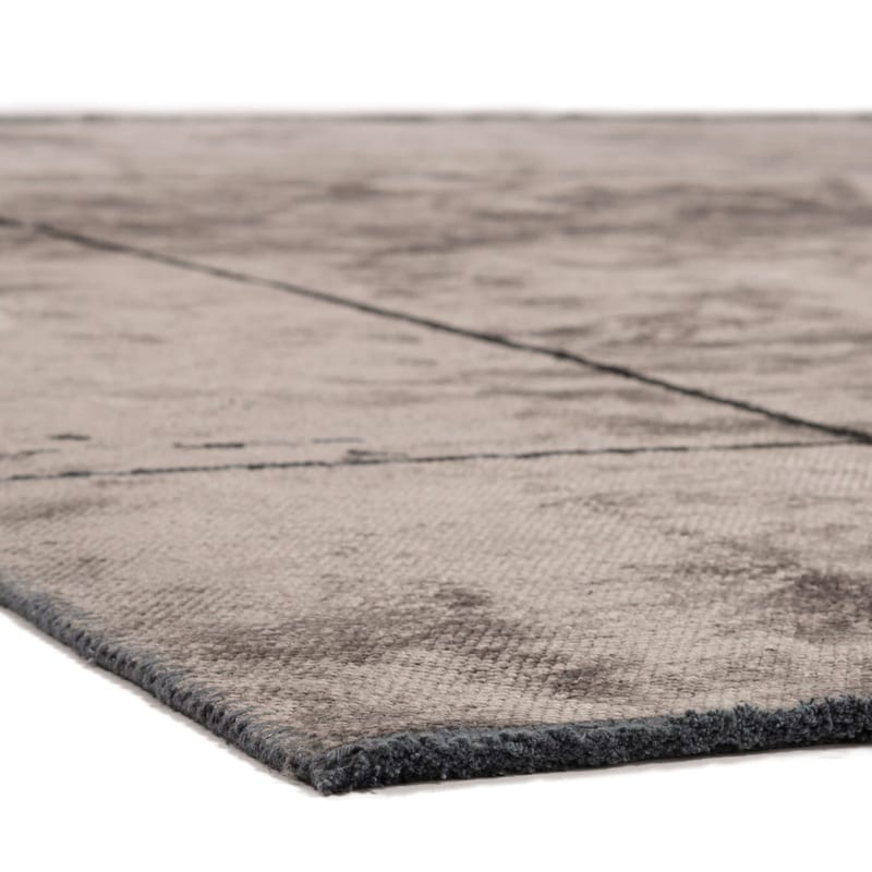 Velours vintage vloerkleed - Nobu 23 - Taupe