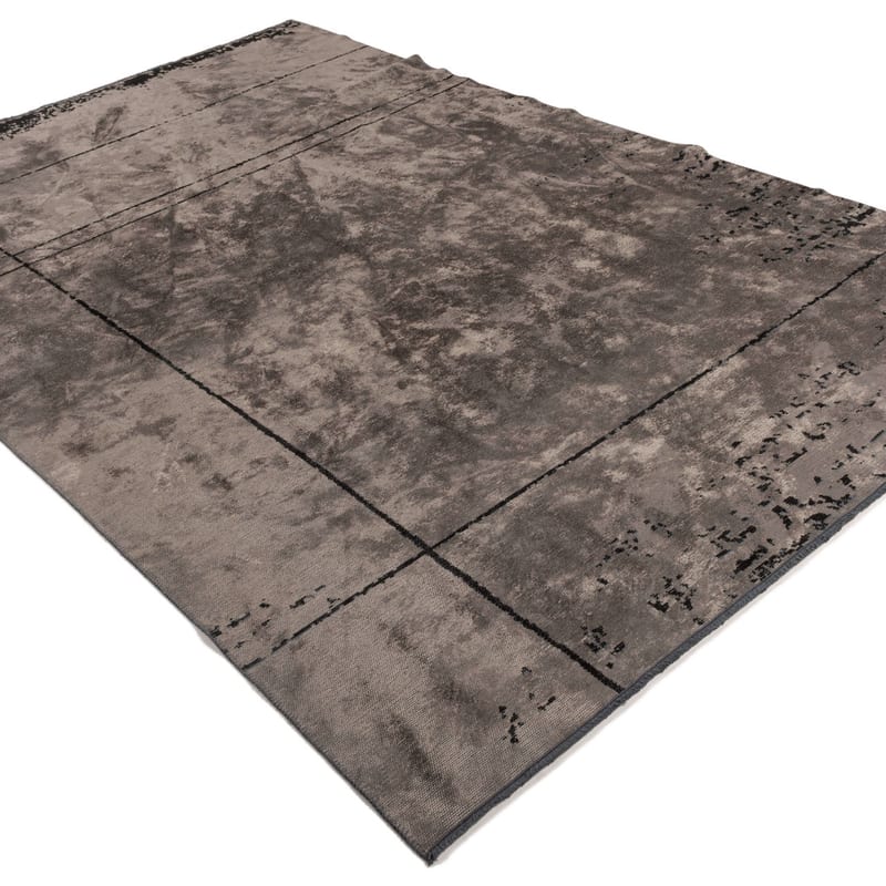 Velours vintage vloerkleed - Nobu 23 - Taupe