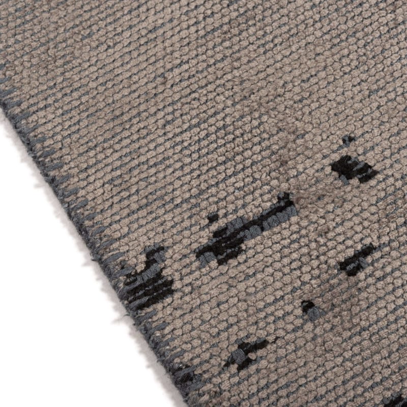 Velours vintage vloerkleed - Nobu 23 - Taupe