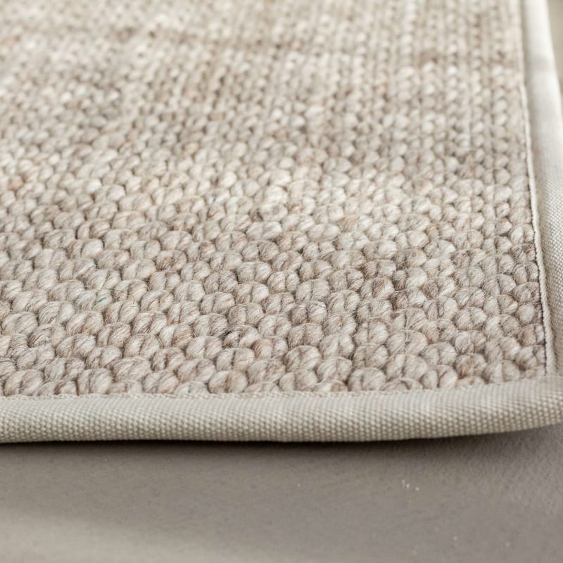 Luxor 13 - Wollen vloerkleed Beige en Grijs mix