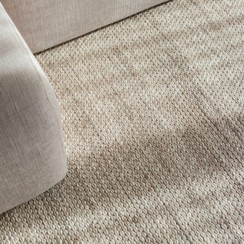 Luxor 13 - Wollen vloerkleed Beige en Grijs mix