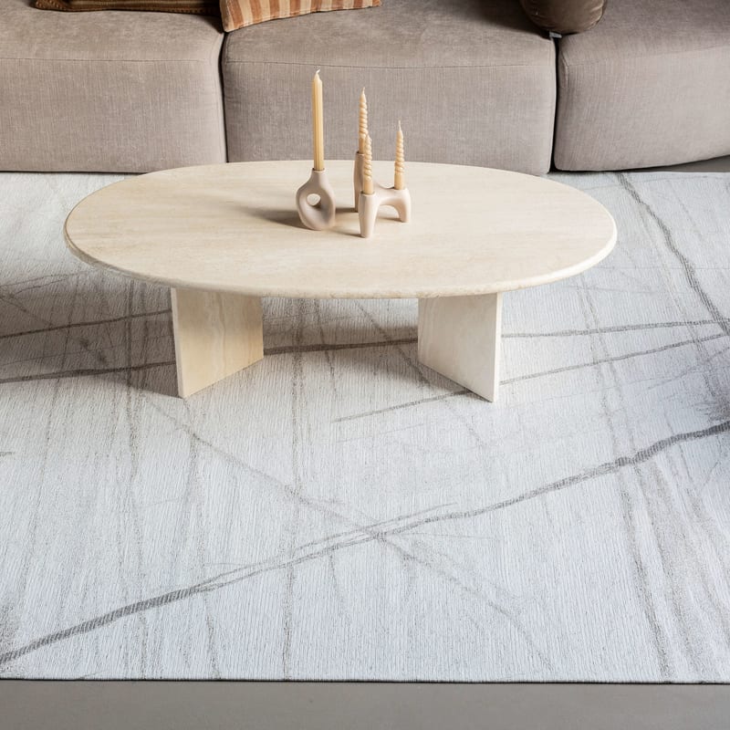 Sal Mundi - Design vloerkleed in beige kleur