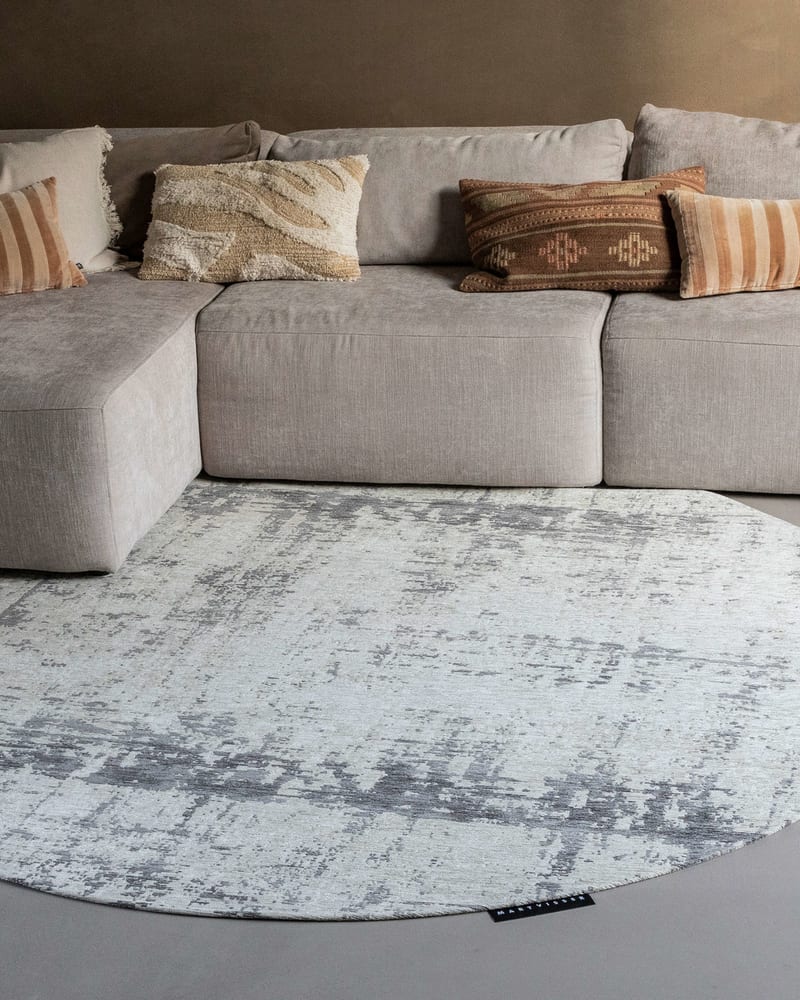 Mart Visser Prosper 23  - Rond vloerkleed Wolf Grey