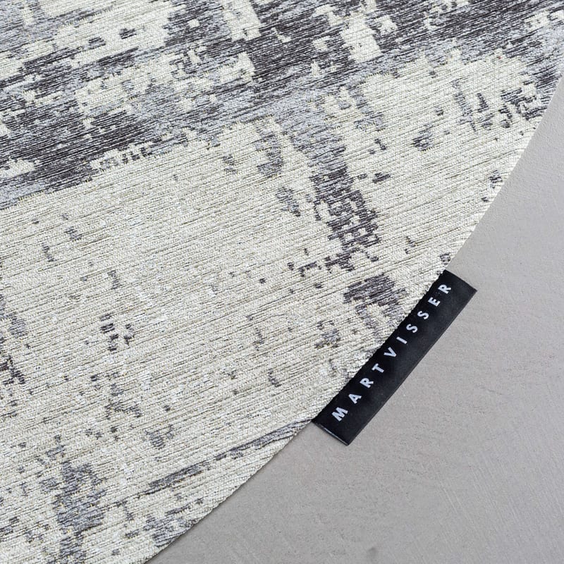 Prosper 23 Wolf Grey  - Rond vloerkleed Mart Visser