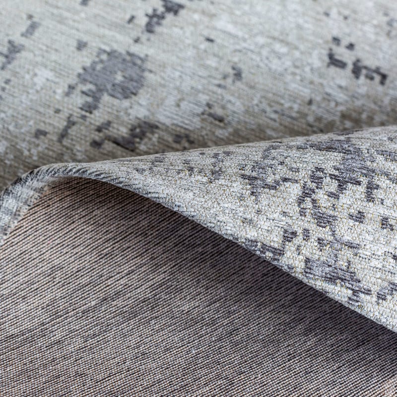 Prosper 23 Wolf Grey  - Rond vloerkleed Mart Visser