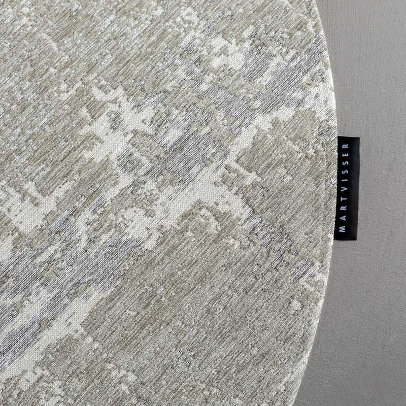 Prosper 21 Cyprus White - Rond vloerkleed Mart Visser