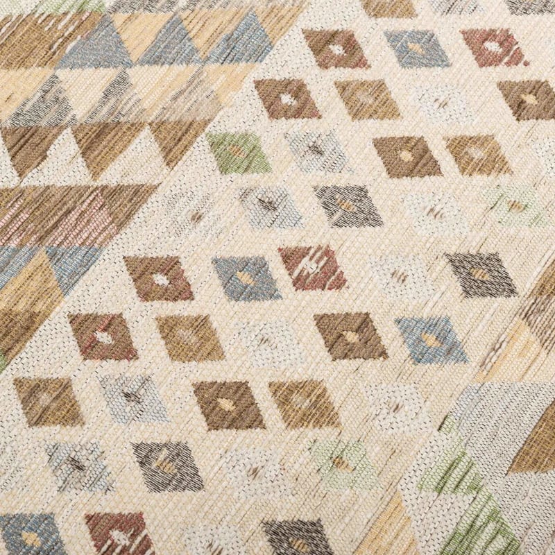 Hamra 14 - Vintage vloerkleed in beige kleurstelling