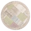 Floorpassion Enzo 92- Rond vintage vloerkleed mix pastel tinten Floorpassion Enzo 92- Rond vintage vloerkleed mix pastel tinten