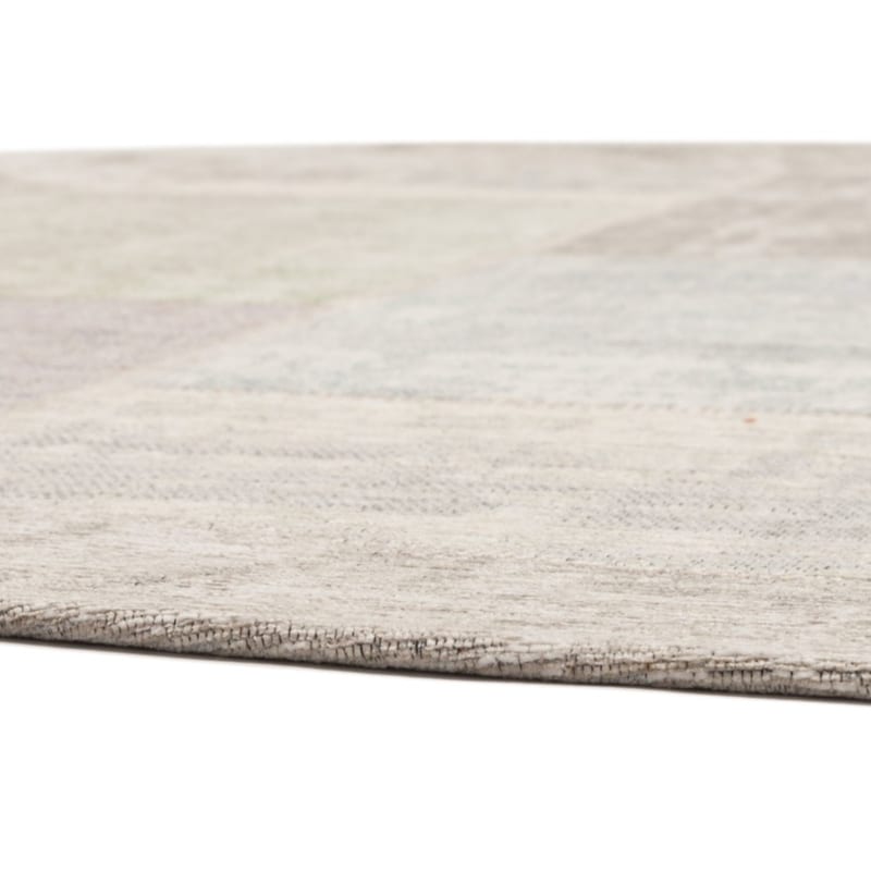Enzo 92- Rond vintage vloerkleed mix pastel tinten
