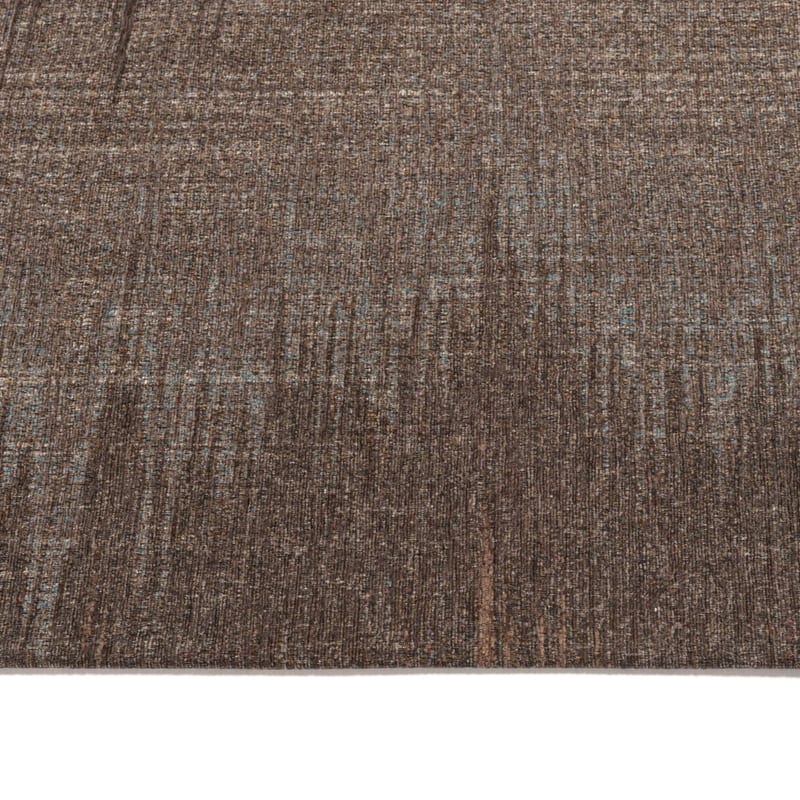 Sweder 15 - Uniek vintage vloerkleed met Zwart en Grijze garen