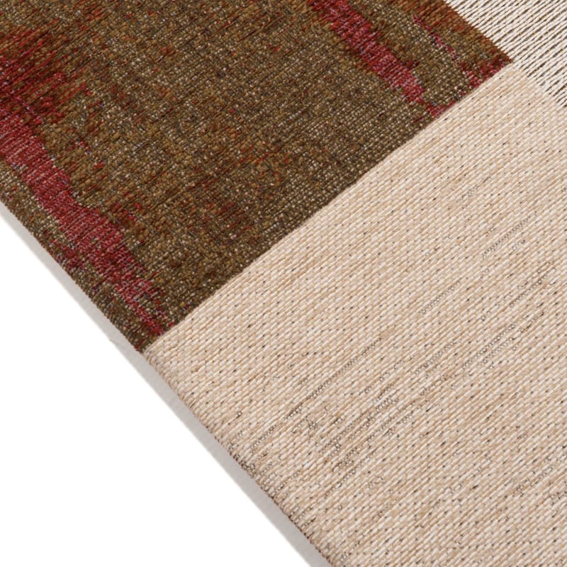 Taco 69 - Uniek vintage vloerkleed met warme multi kleuren