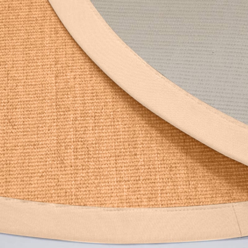 Premium 12 - Rond sisal vloerkleed met fijn geweven structuur 