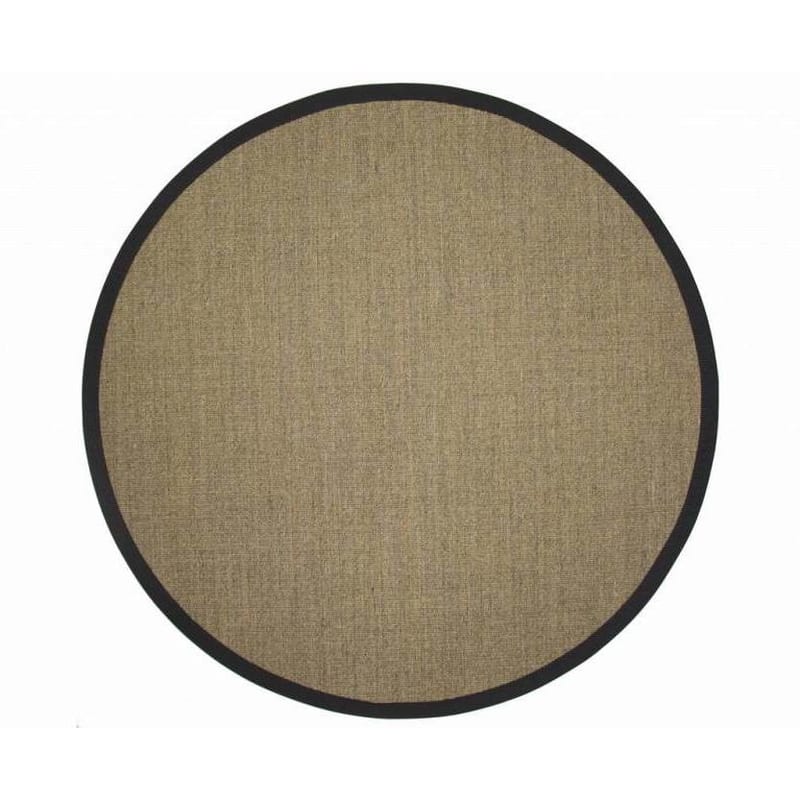 Premium 16 - Rond sisal vloerkleed in natuurlijk kleurstelling.